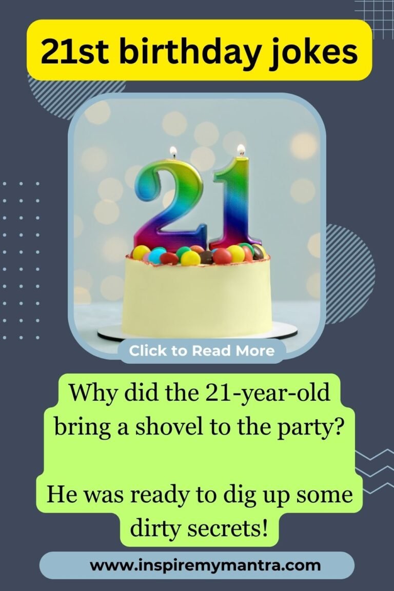 250+ 21st Birthday Jokes - Celebrate with Humor and Fun