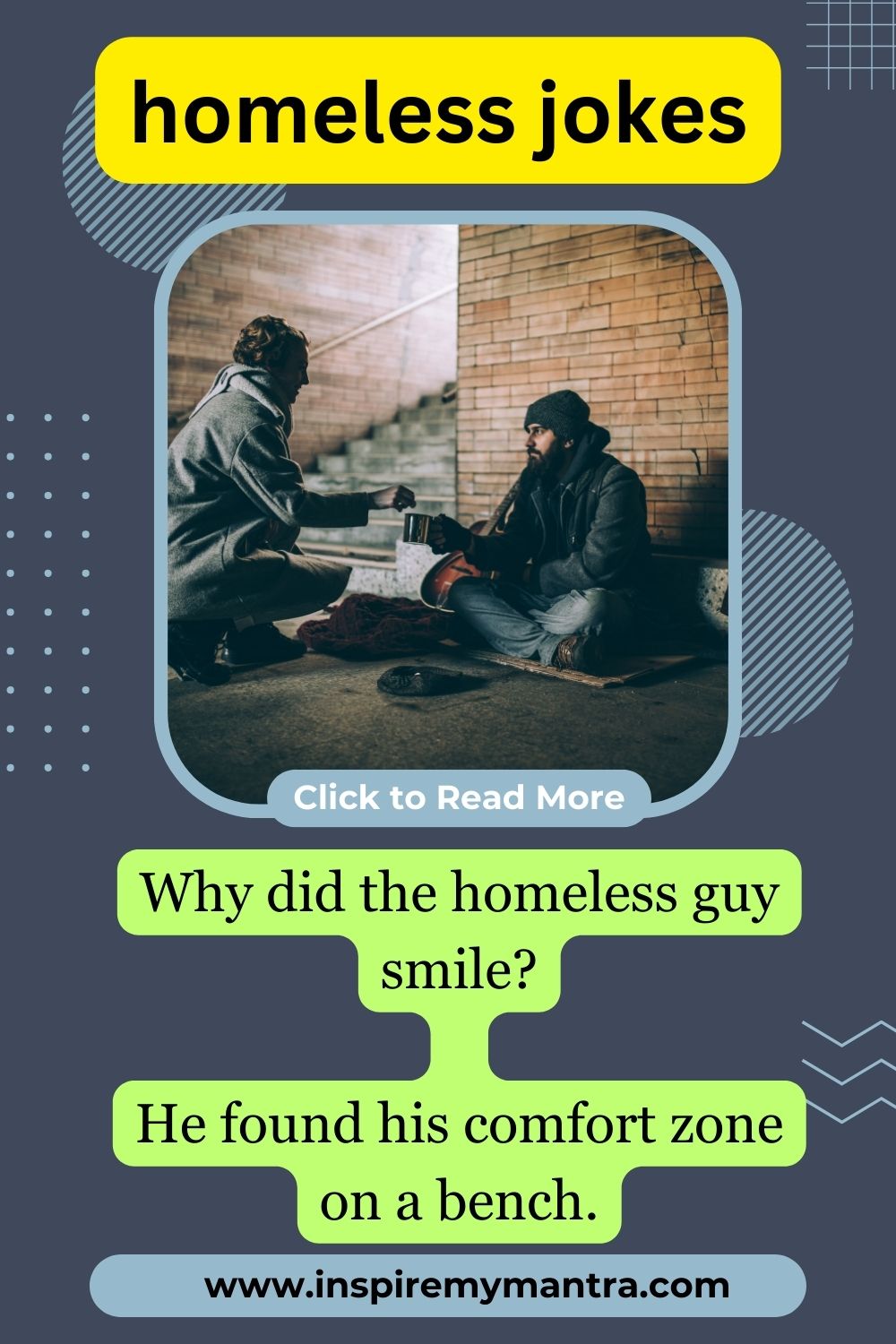 Homeless Jokes One Liner