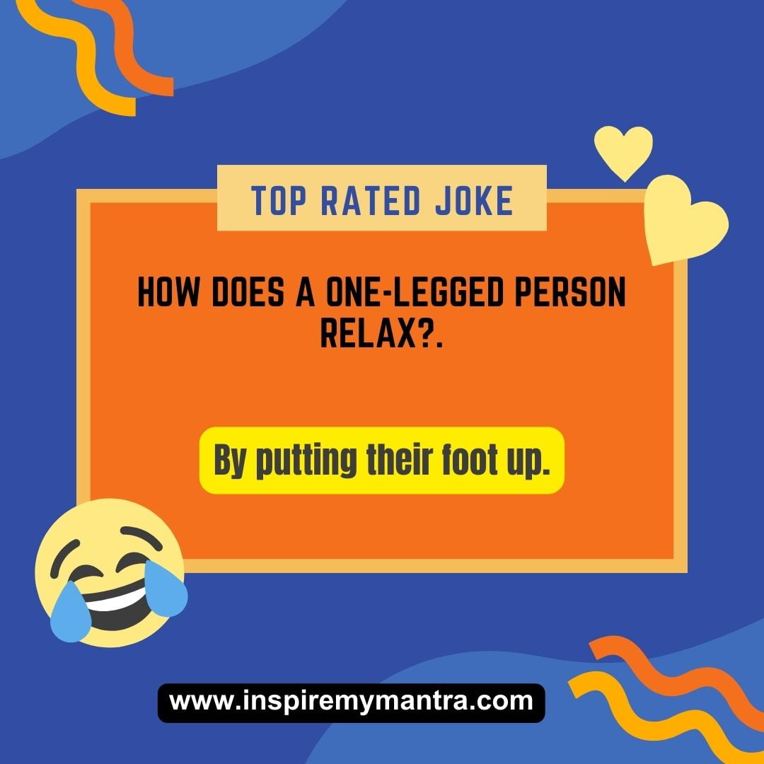 200+ One-Leg Jokes - Uplifting Laughter and Levity