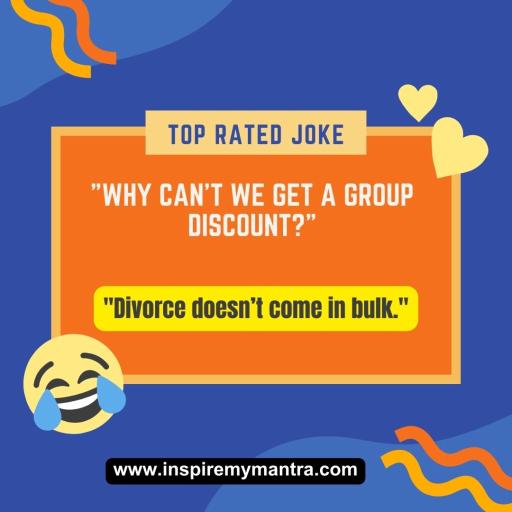 200+ Divorce Jokes - Lightening the Split's Heavy Mood