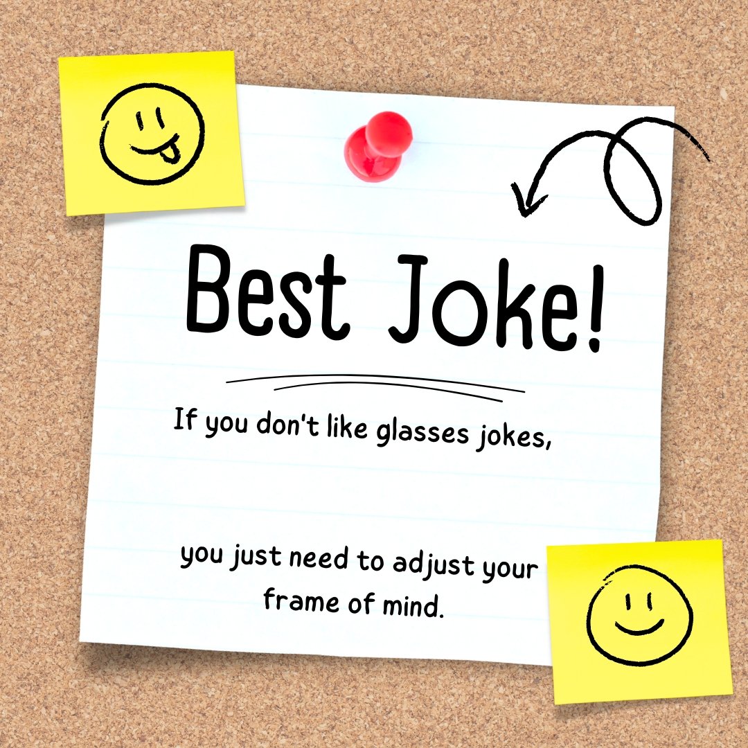 Best Glasses Jokes & Puns