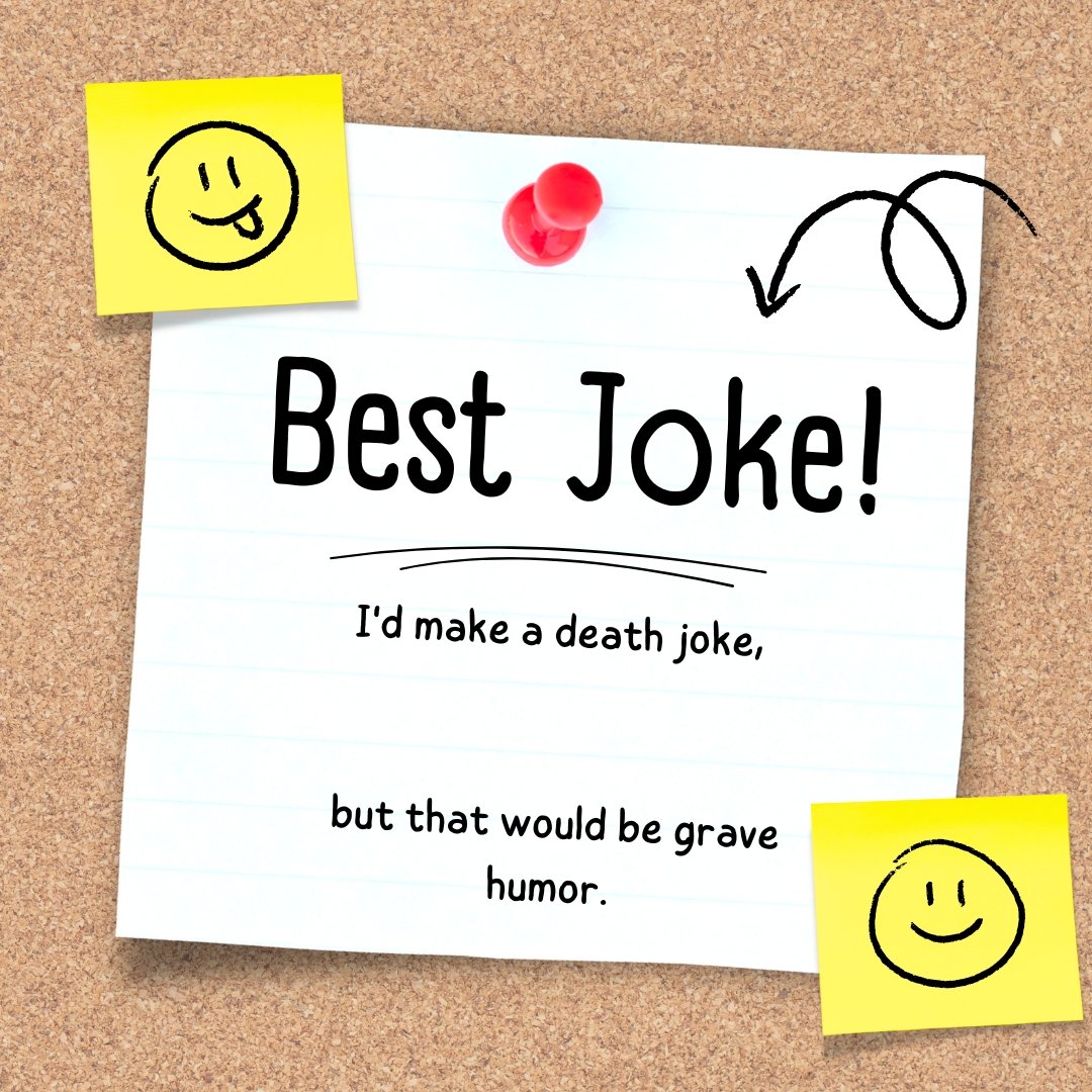 Funny Death Jokes & Puns