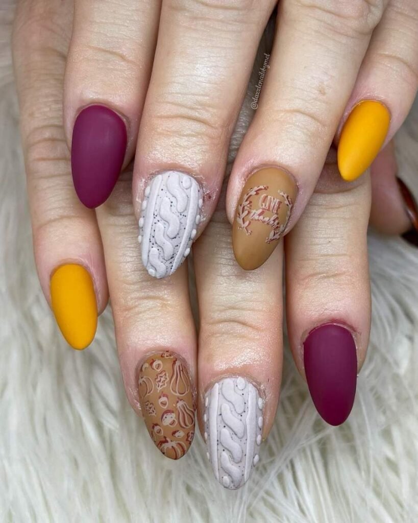 Cozy Harvest Nails