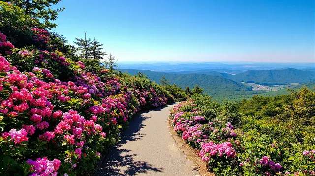 Blue Ridge Parkway's Craggy Gardens Trail, North Carolina