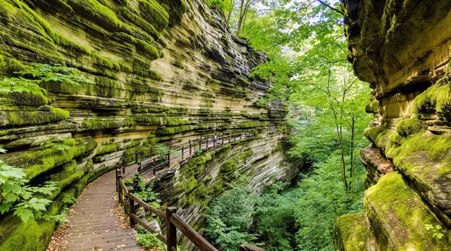 Cuyahoga Valley National Park's Ledges Trail, Ohio