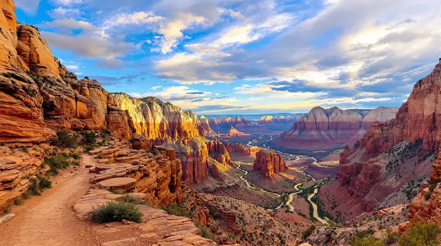 Zion National Park's Canyon Overlook Trail, Utah