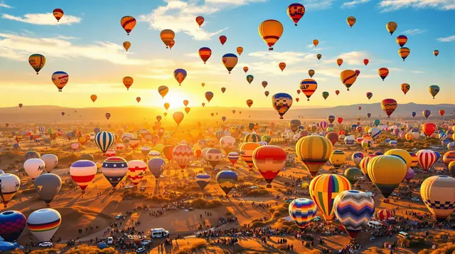 Attending the Albuquerque International Balloon Fiesta, New Mexico