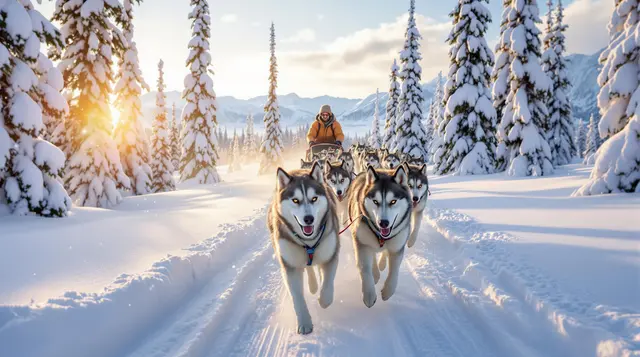 Dog Sledding in Alaska