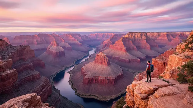 Hiking the Grand Canyon, Arizona