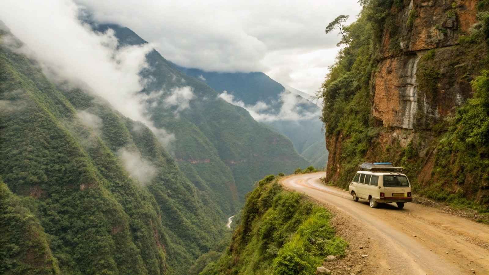 North Yungas Road, Bolivia