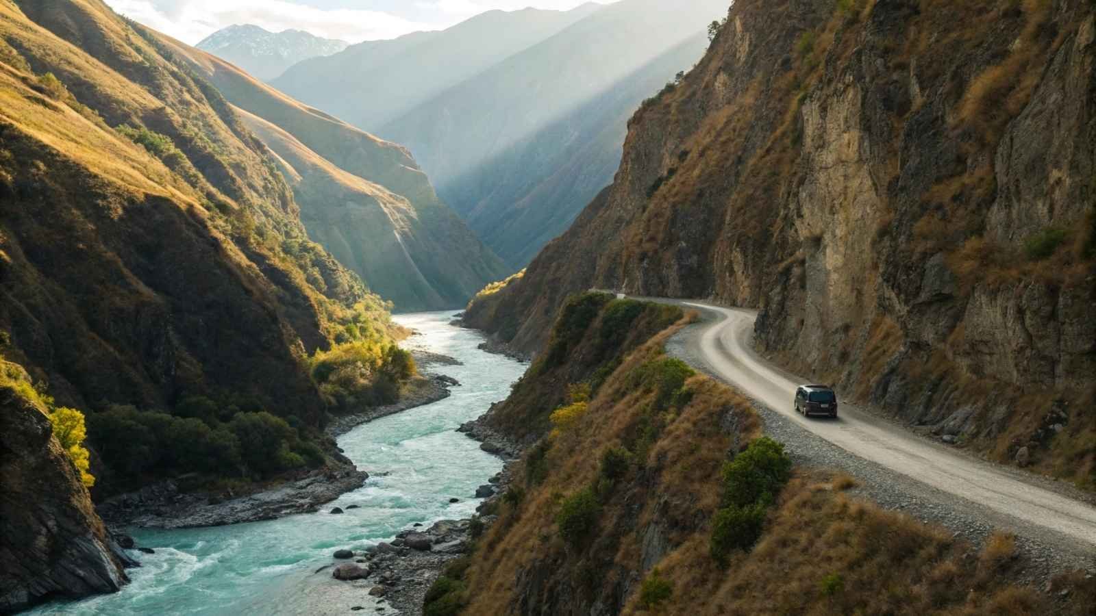 Skippers Canyon Road, New Zealand