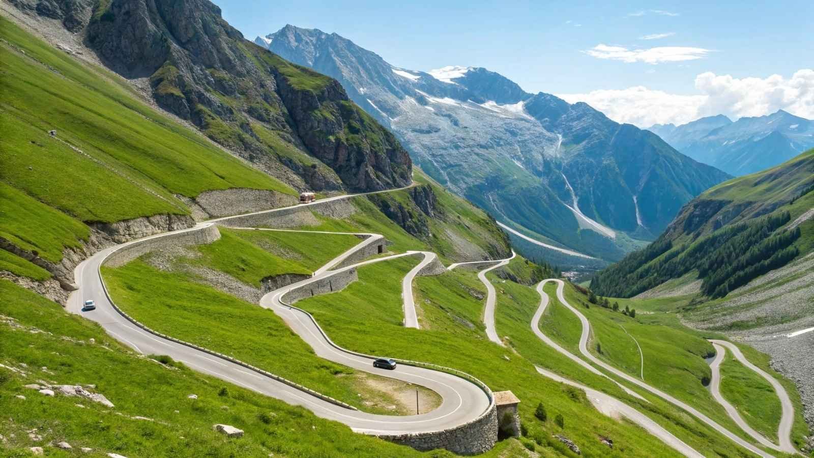 The Stelvio Pass, Italy