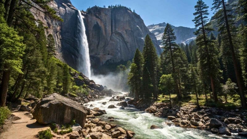 Lower Yosemite Falls Trail — Yosemite National Park, California