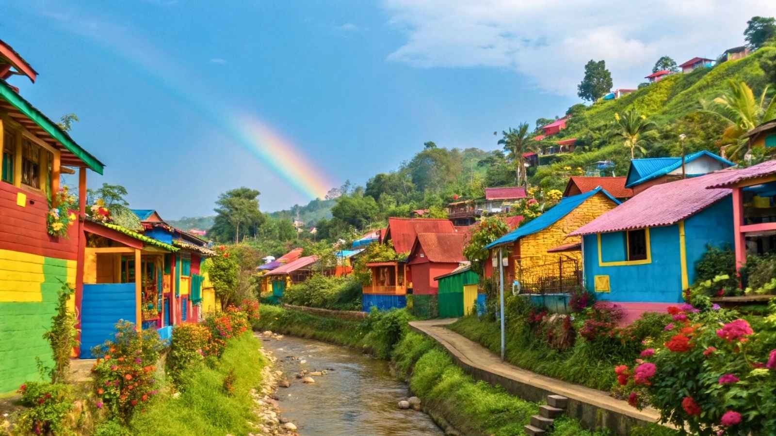 Kampung Pelangi, Indonesia