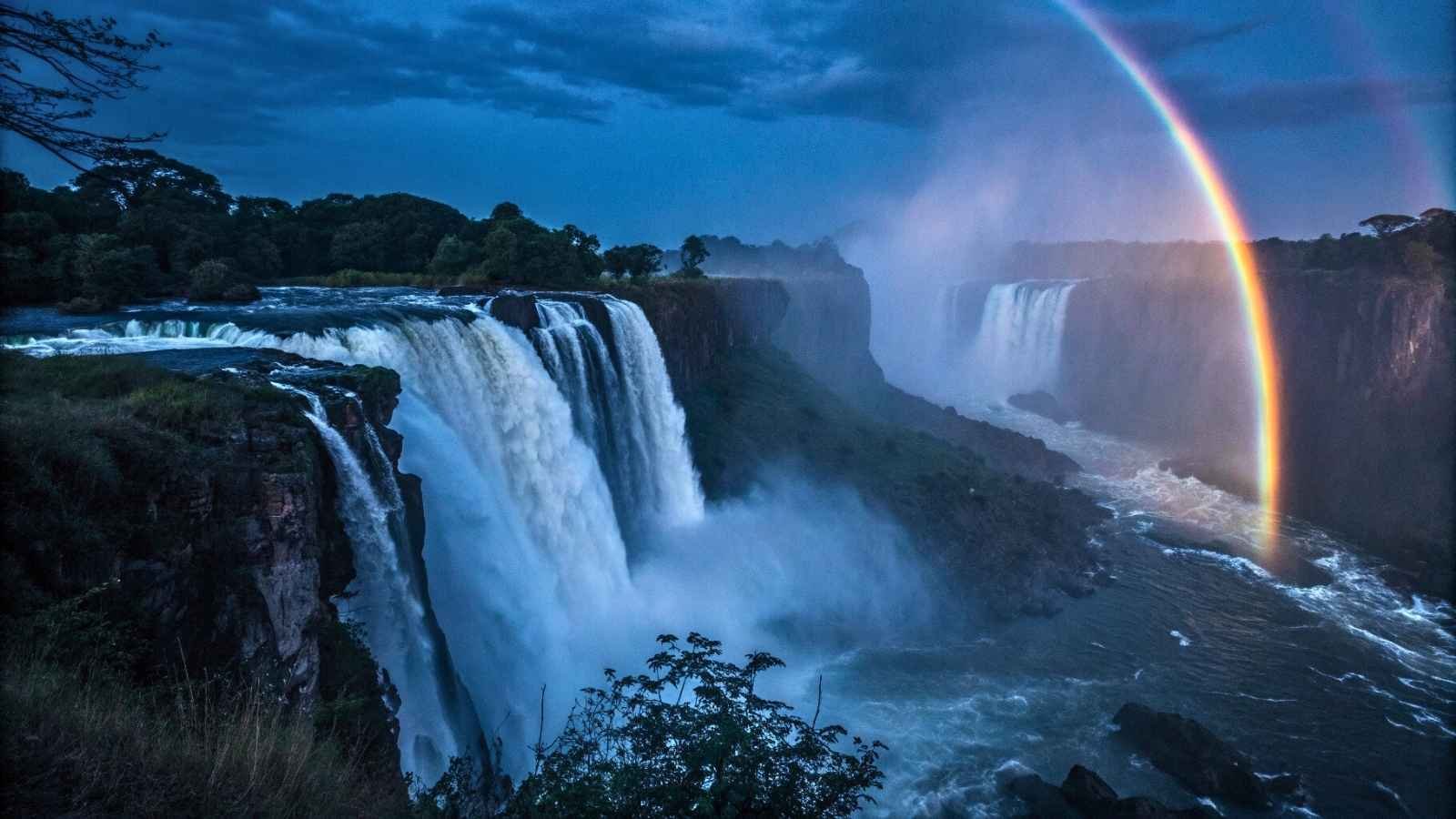 Moonbow at Victoria Falls – Zambia/Zimbabwe