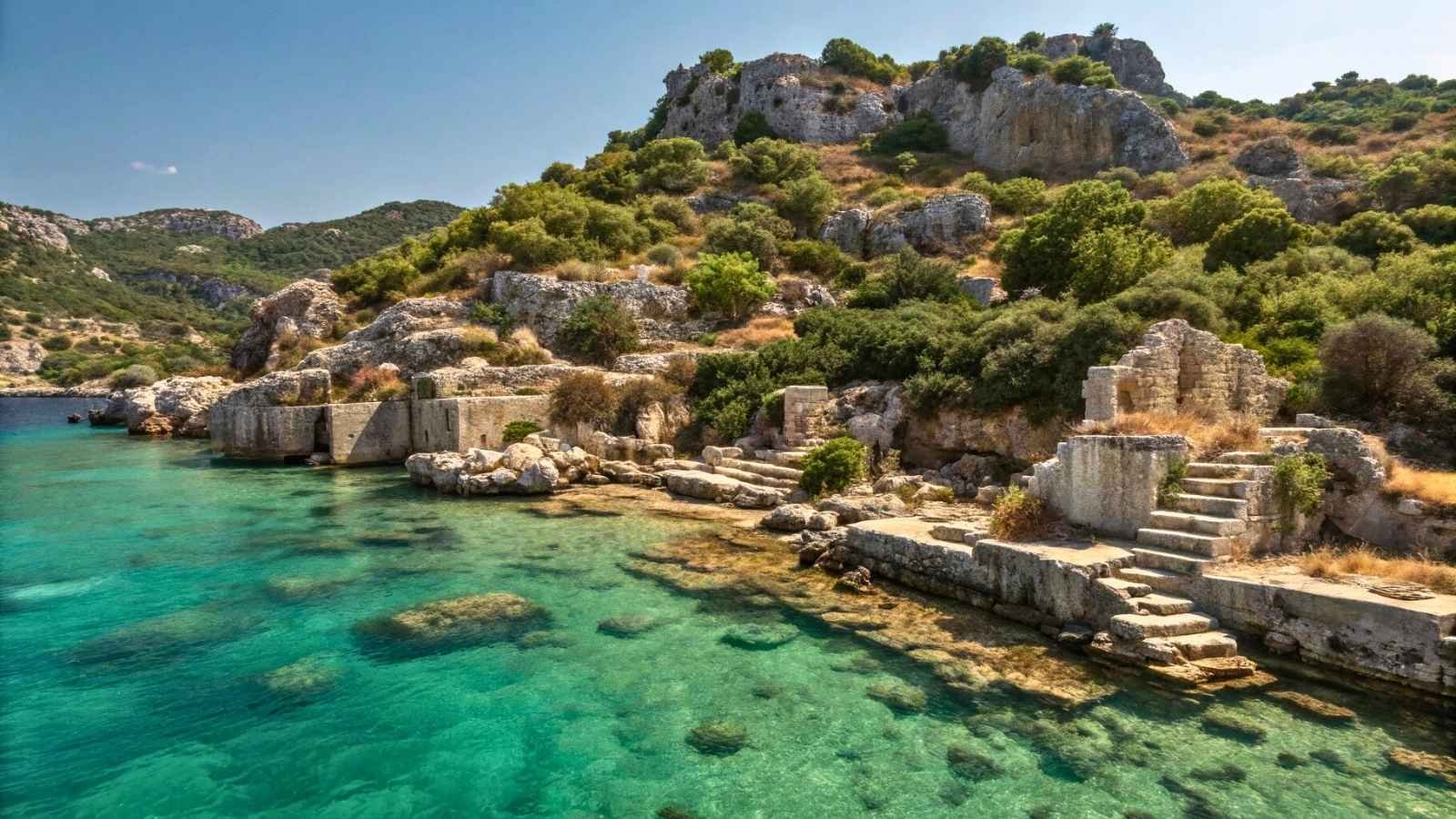 The Sunken City of Kekova, Turkey