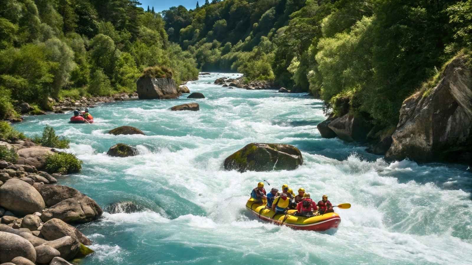 Whitewater Rafting (Class III–IV Rapids)