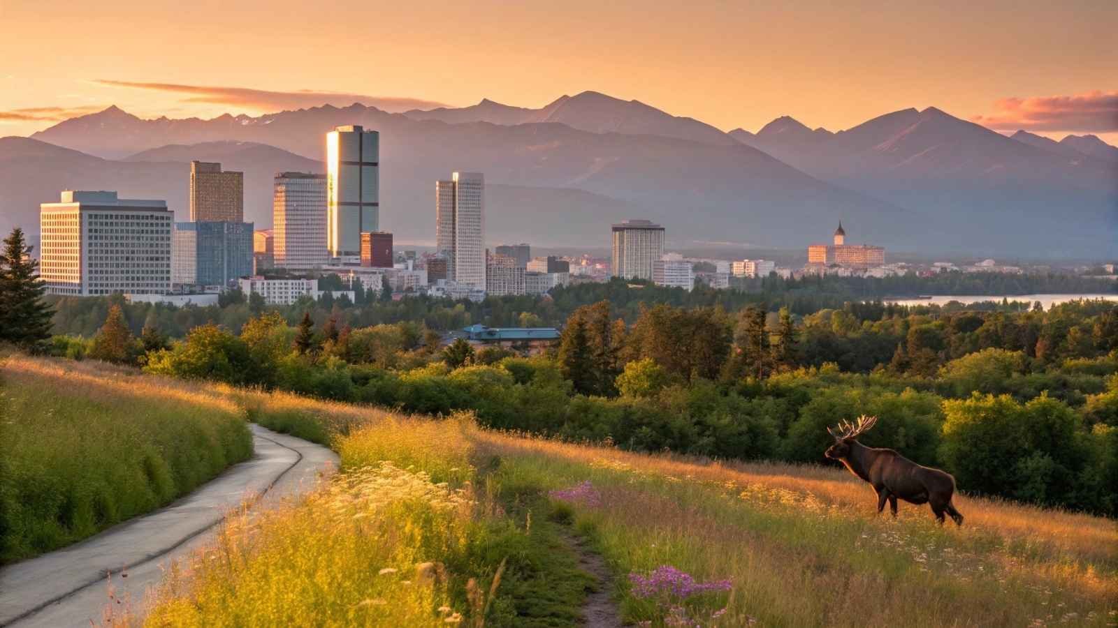 Anchorage – Midnight Sun, Moose Spotting & Culture