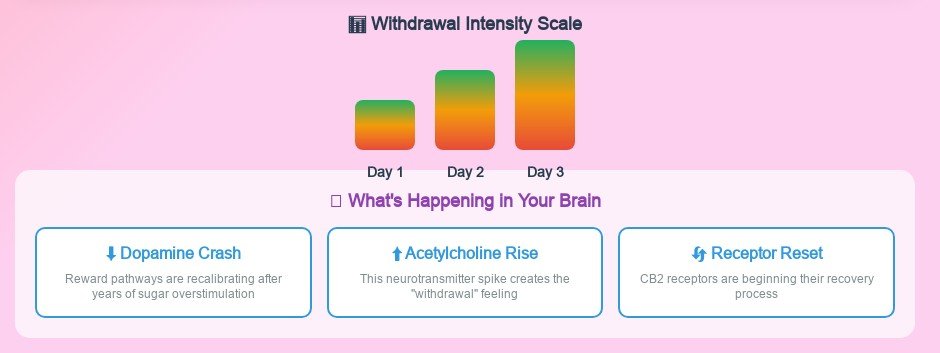 Days 1-3: Welcome to Sugar Withdrawal Hell