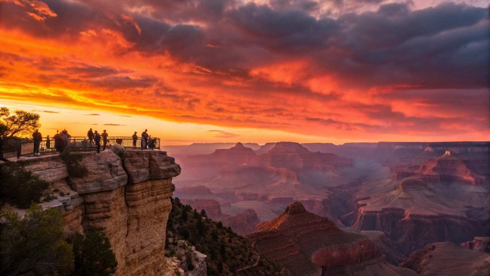 Mather Point at Sunrise