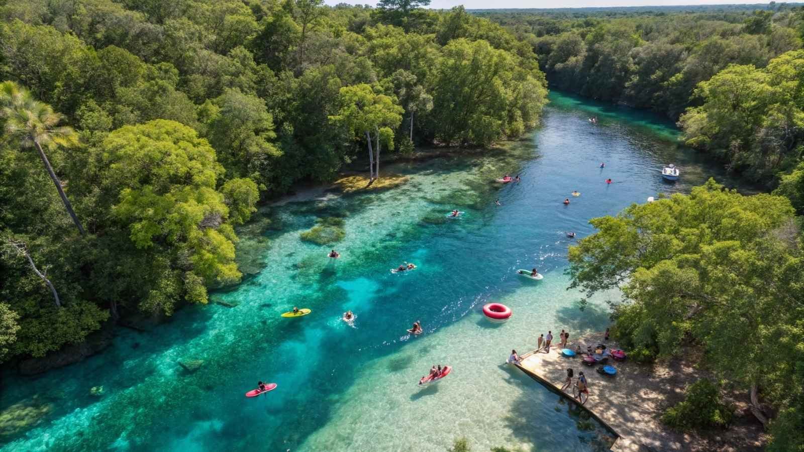Natural Springs Swimming at Ginnie Springs