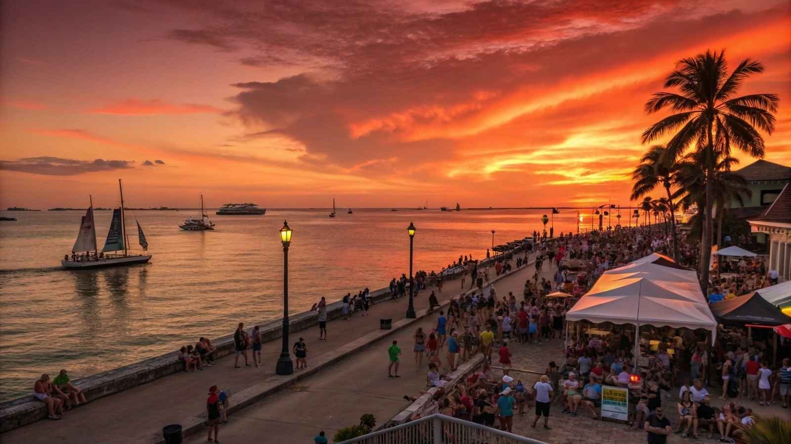 Sunset Celebration at Mallory Square, Key West