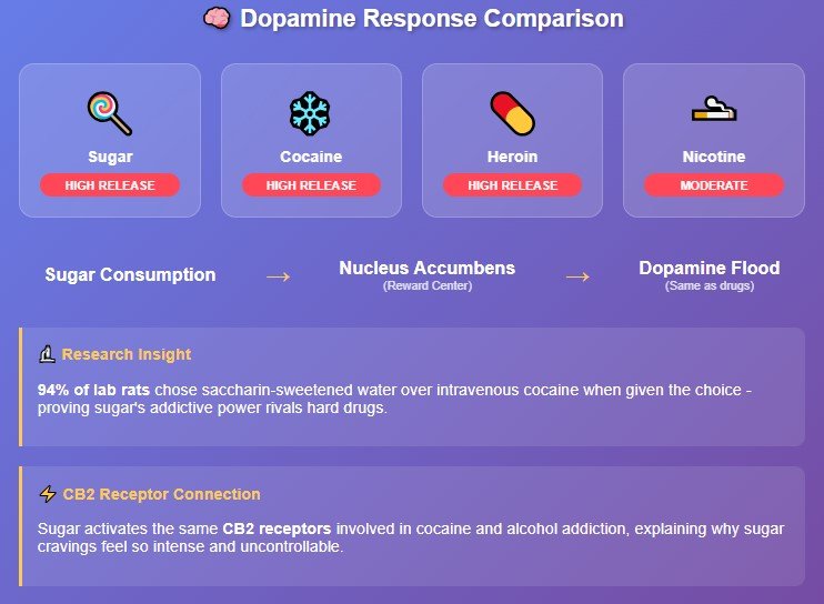 Your Brain on Sugar Is Basically Your Brain on Drugs