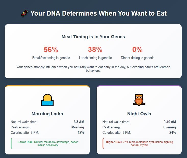 Your DNA Determines When You Want to Eat