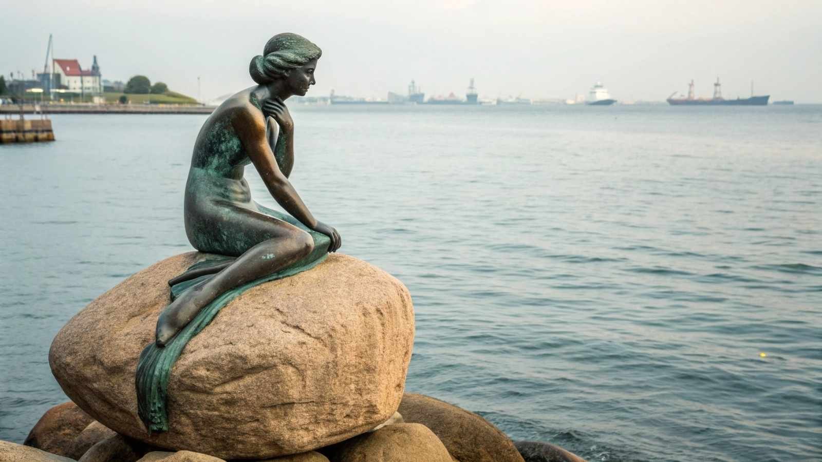 The Little Mermaid Statue – Copenhagen, Denmark