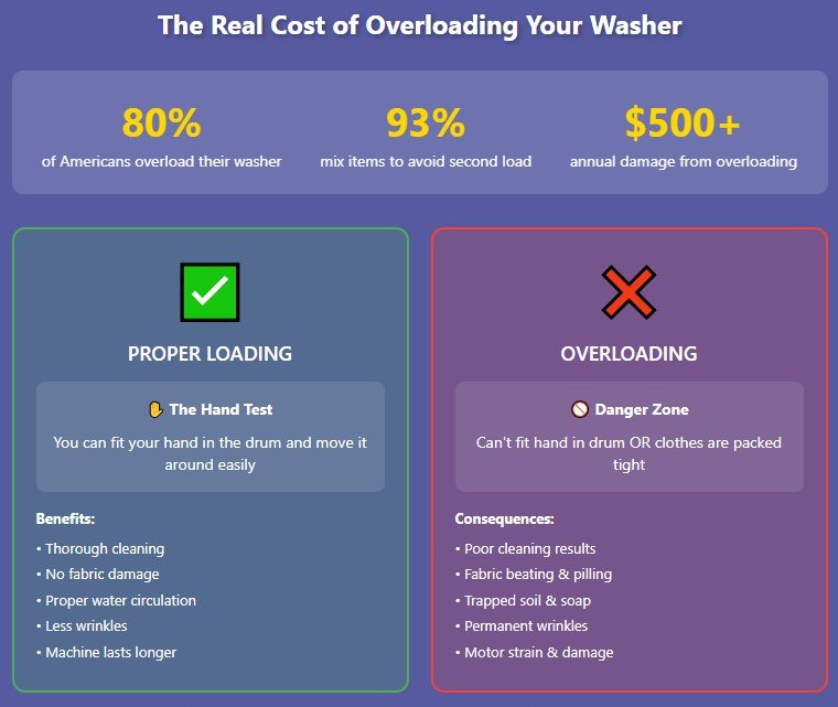 Mistake #3: The Overloading Epidemic That's Beating Your Clothes to Death