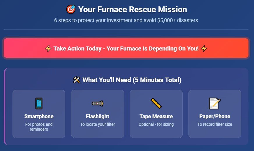 Your Furnace Filter Action Plan (Do This Today)