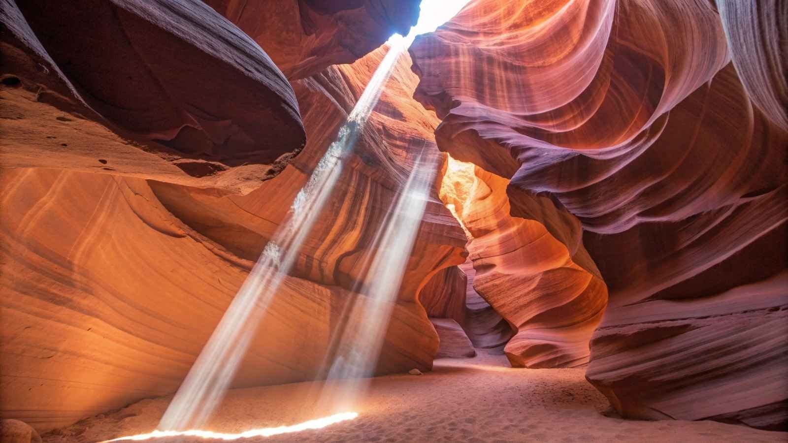Antelope Canyon Light Beams, Arizona