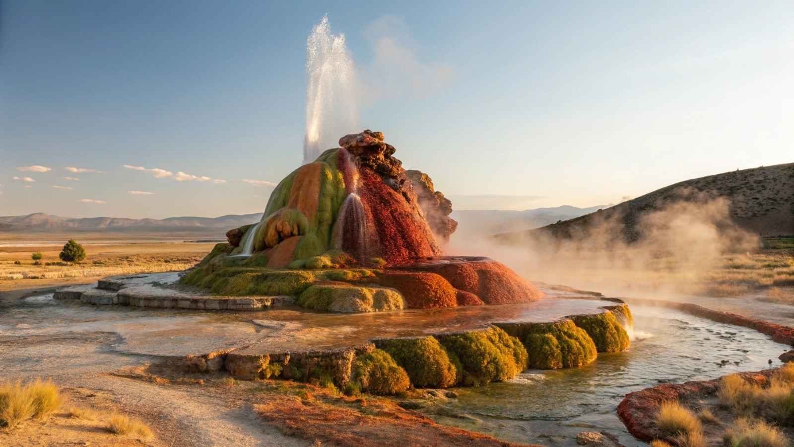 Fly Geyser, Nevada