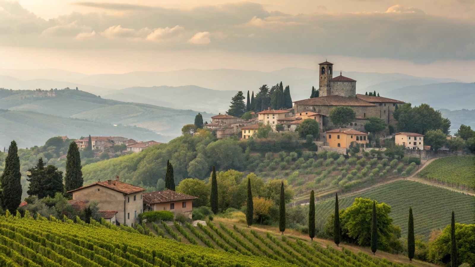 Greve in Chianti, Tuscany (less crowded areas)