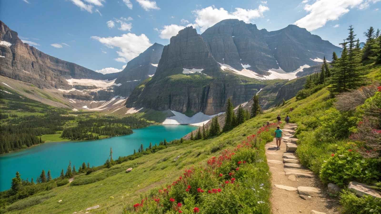 Grinnell Glacier Trail, Glacier National Park, Montana