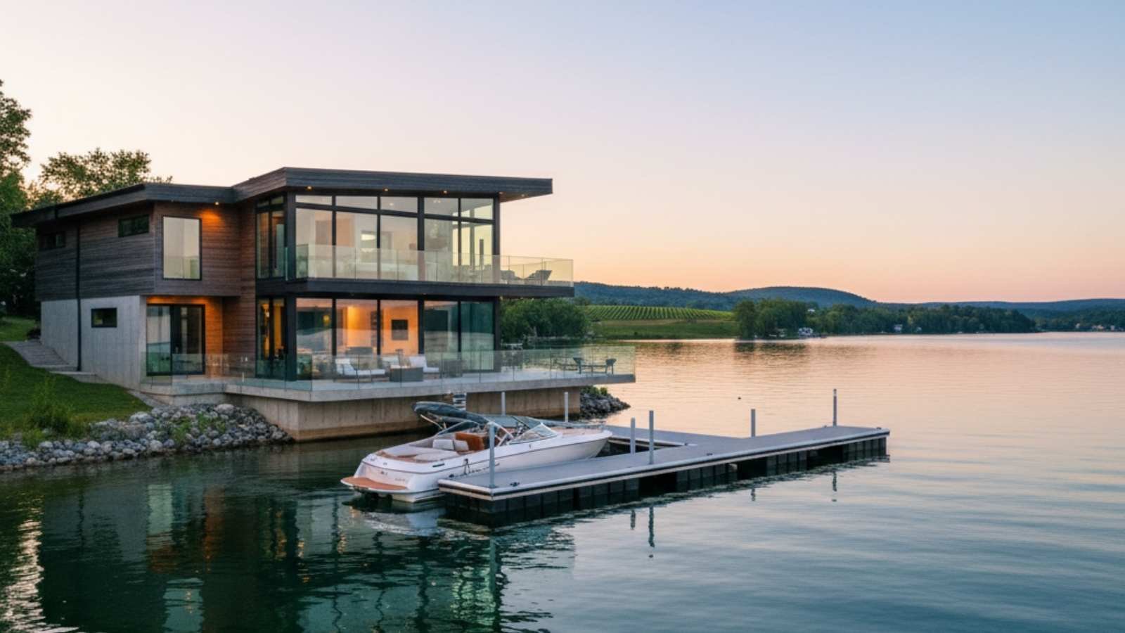 Lakefront Loft with Private Dock – Cayuga Lake, New York