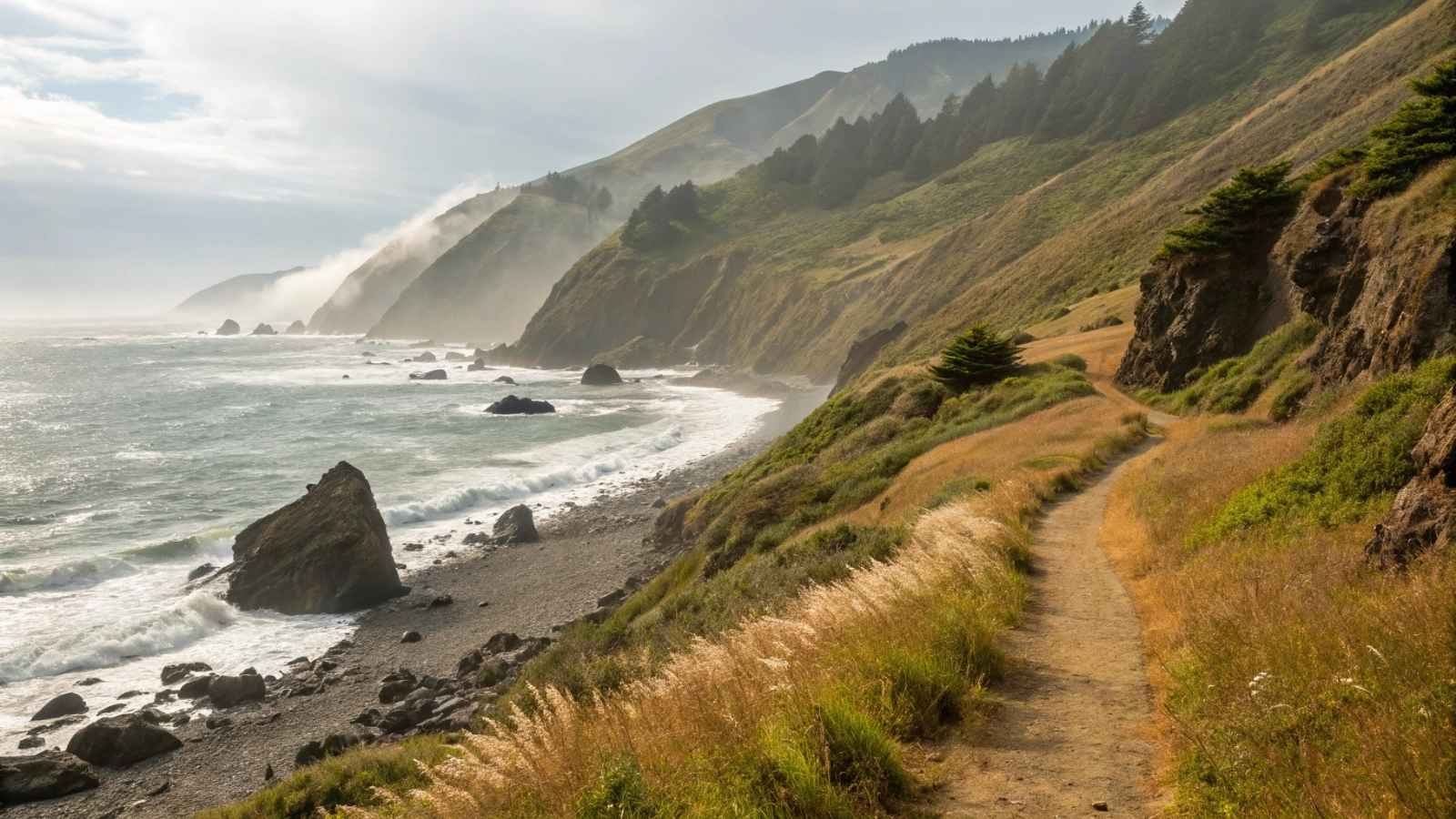 Lost Coast Trail Day Hike, California