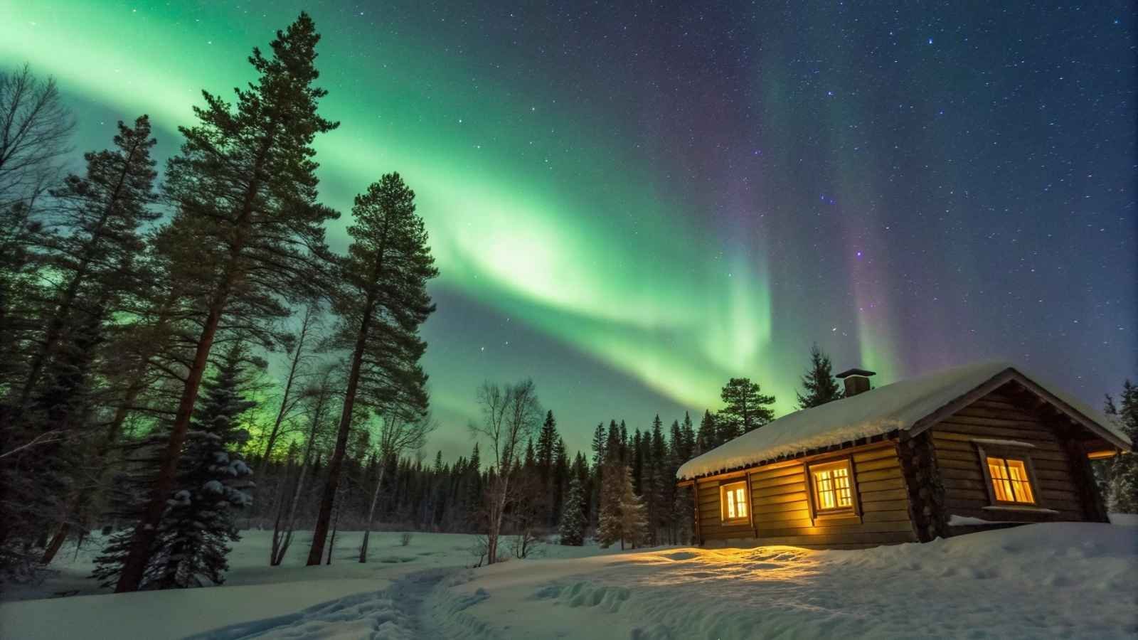 The Northern Lights, Arctic Circle