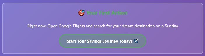 Your Action Plan: Start Saving Today