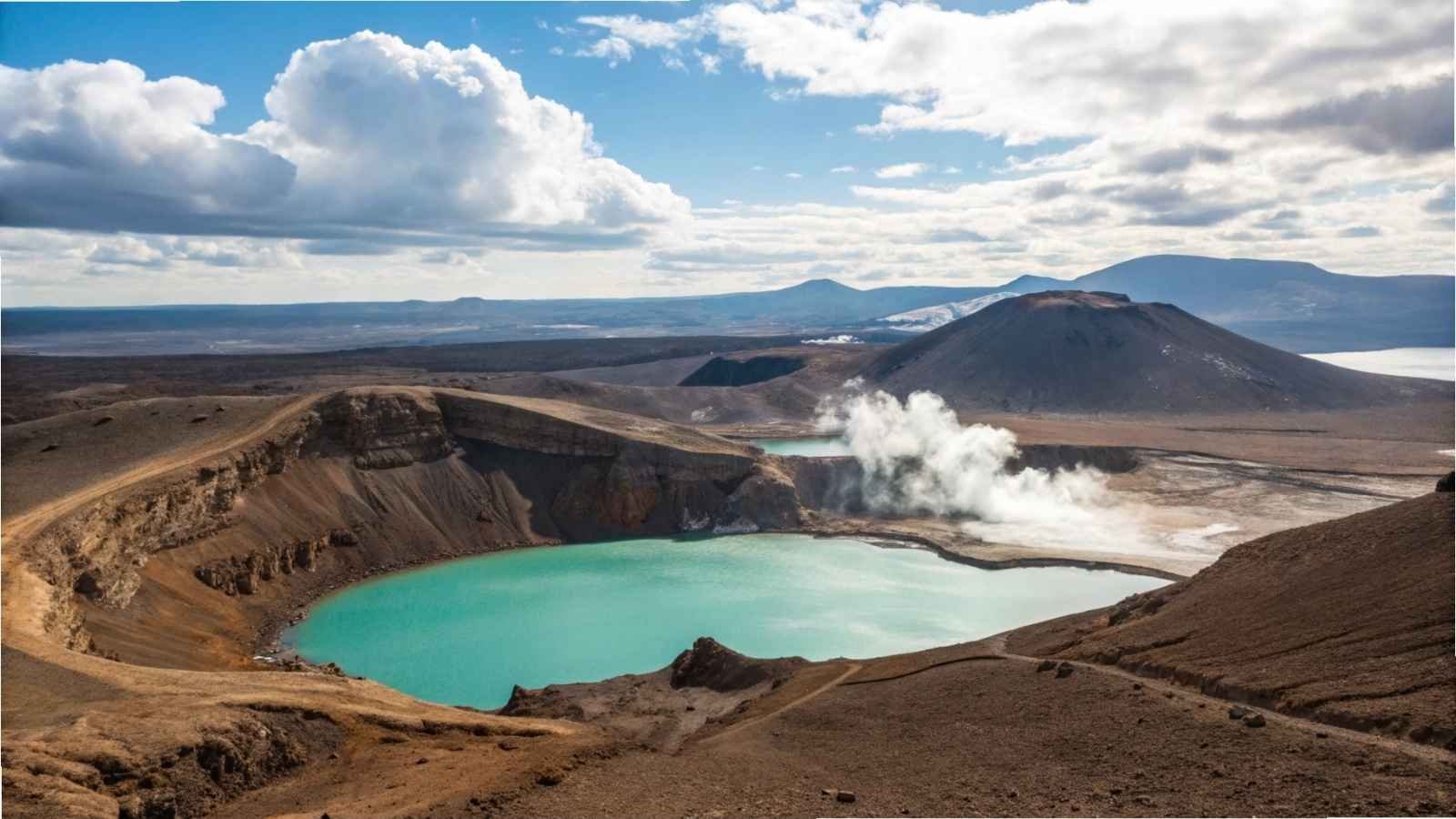 Askja Caldera and Víti Crater