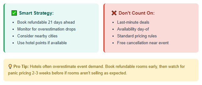 Event Pricing: When Normal Rules Don't Apply