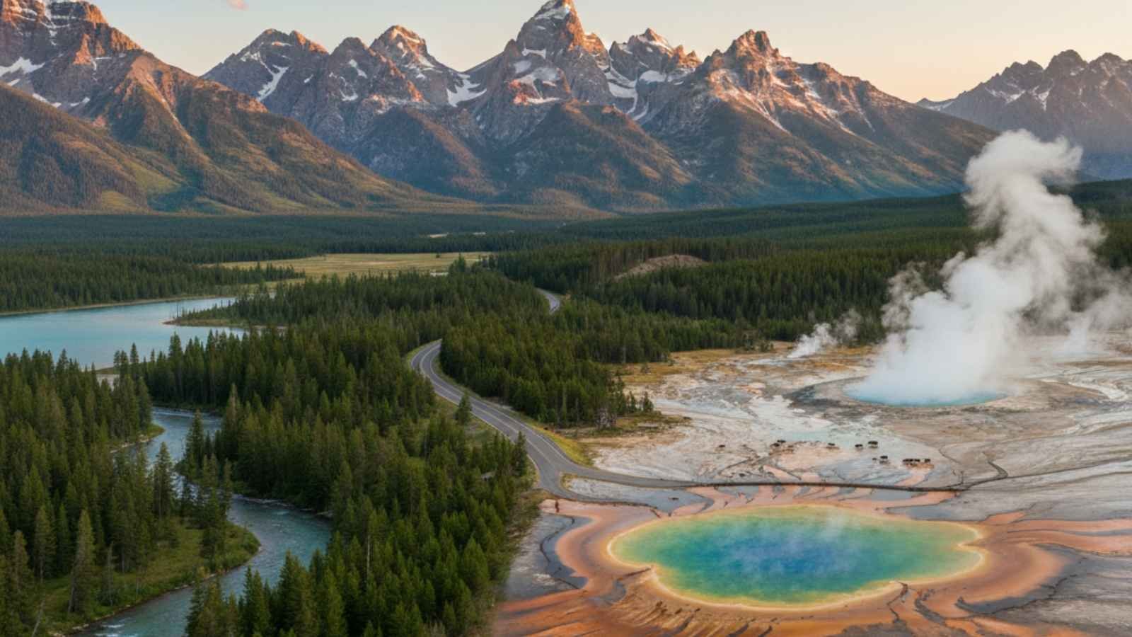 Glacier National Park to Yellowstone National Park (Montana to Wyoming)