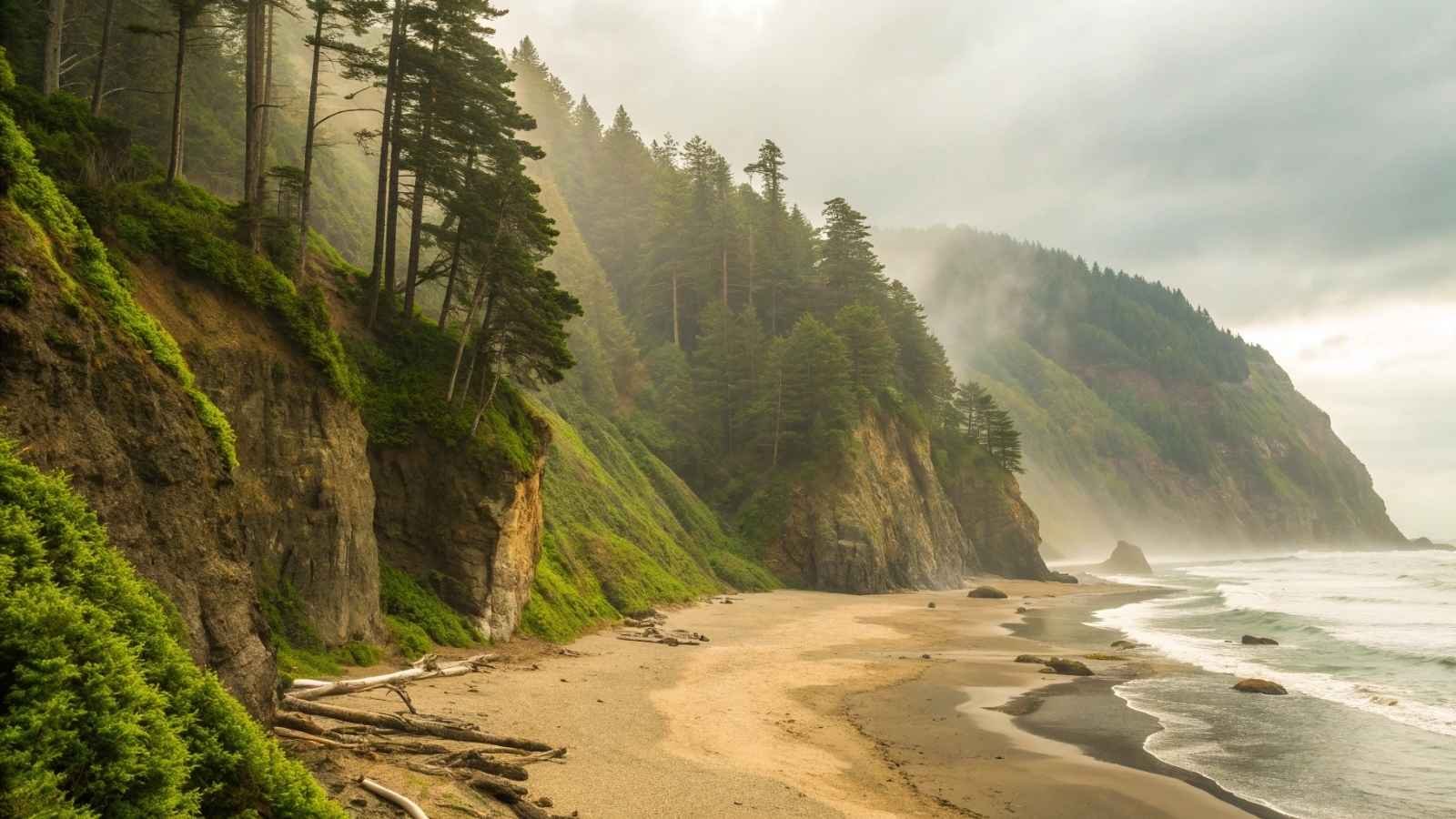 Gold Bluffs Beach & Fern Canyon, Redwood National Park