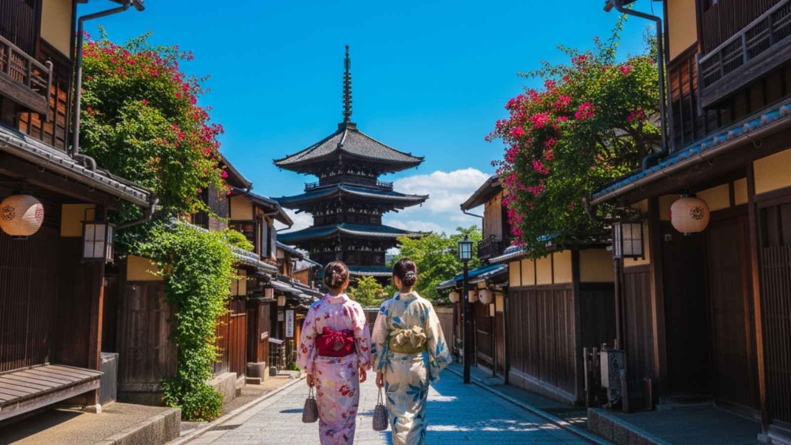 Kyoto, Japan, in Summer