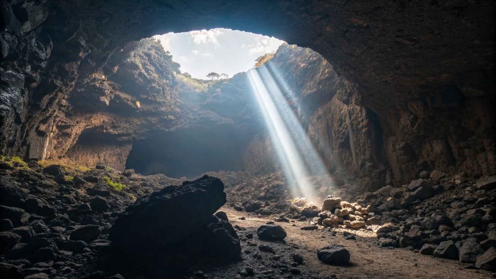 Lava Tube Caves, Mojave National Preserve