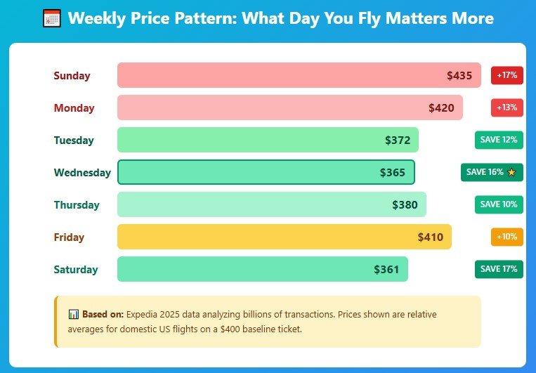 What Actually Matters More Than Booking Day: When You Fly
