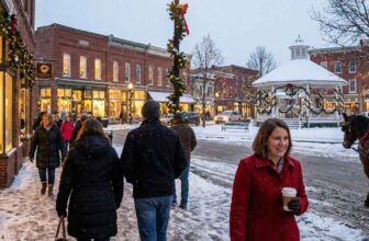 15 Hallmark-Movie Towns in the US That Are Even More Charming When It Snows
