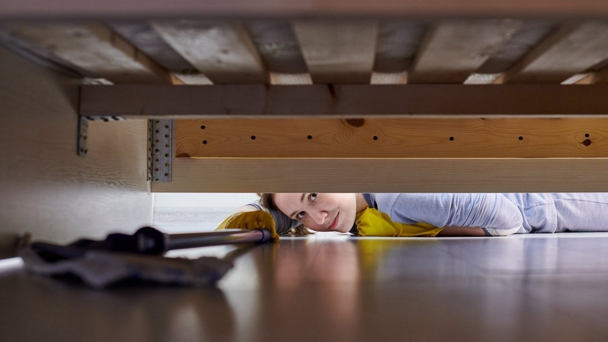 Declutter. Especially Under the Bed