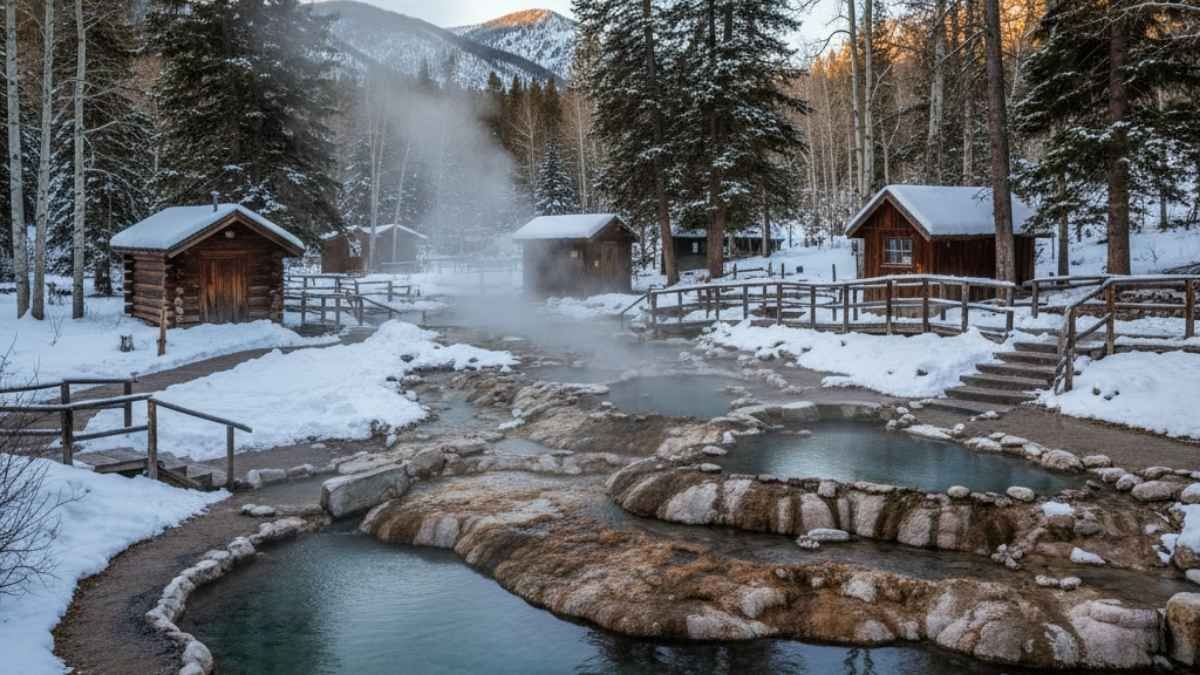 1. Steamboat Springs (Strawberry Park Hot Springs), Colorado