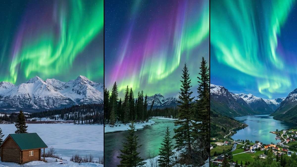 Northern Hemisphere Aurora Peaks (Alaska, Canada, Scandinavia)